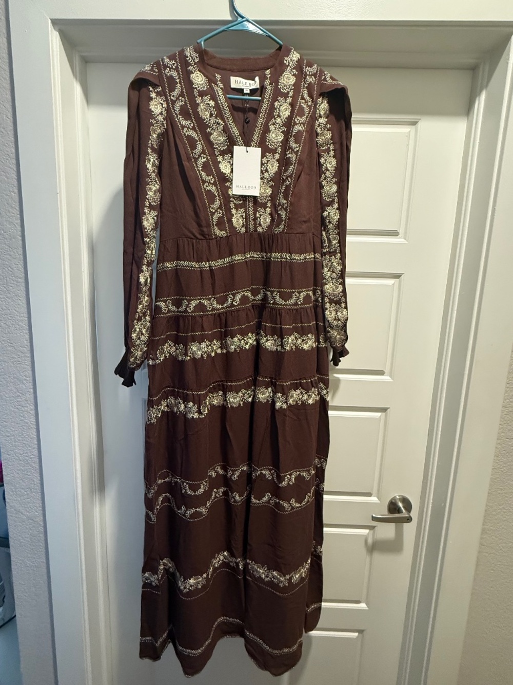 Hale Bob Luna Brown Dress